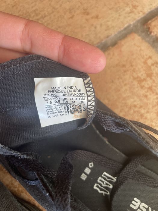 All star converse 41 / uk 7.5 preto