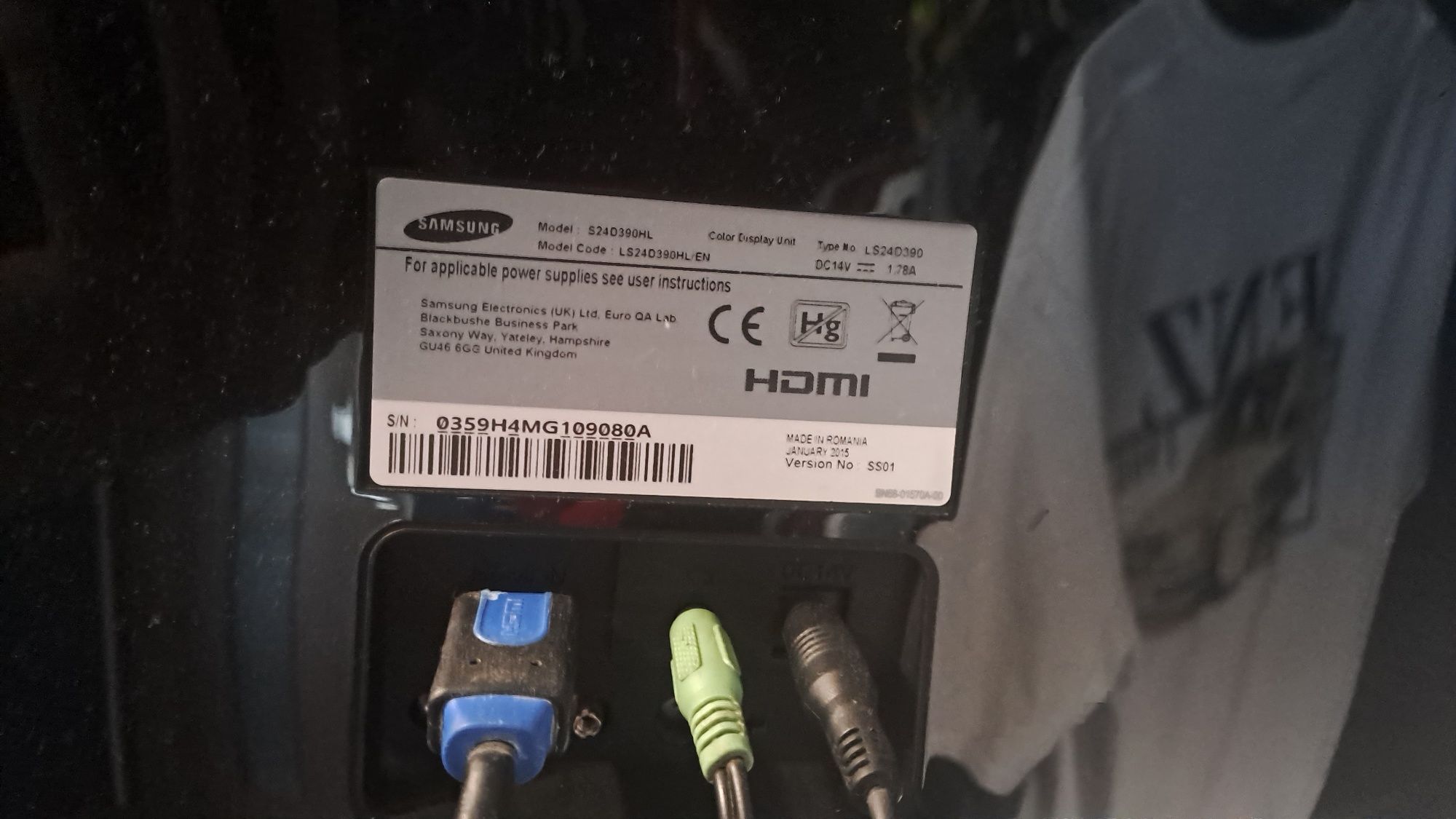 Monitor Samsung 24 cale HDMI