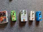 Varios pedais como novos, fuzz, distorção, phase, chorus