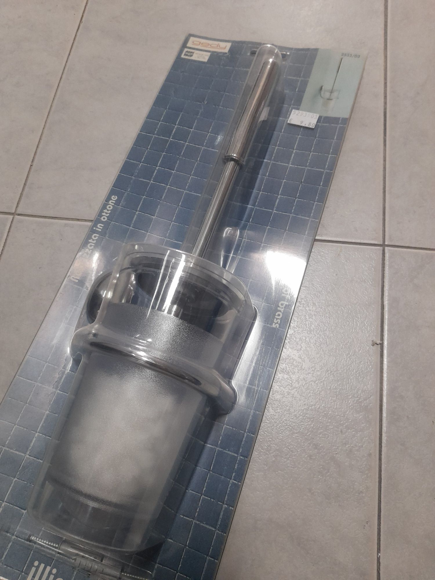 Porta piaçaba com suporte - gedy