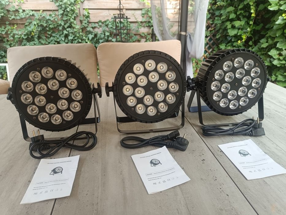 Reflektor sceniczny stage light LED 3 sztuki