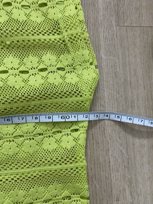 George 48 4XL zielona  limonka bluzka ażurowa narzutka nowa z metką