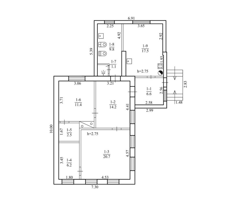 Продам дом с ремонтом и мебелью, Березановка (Левый берег)