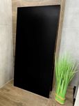 CZARNY GŁADKI gres MATOWY 120x60 SUPER BLACK głęboka czerń gat. I