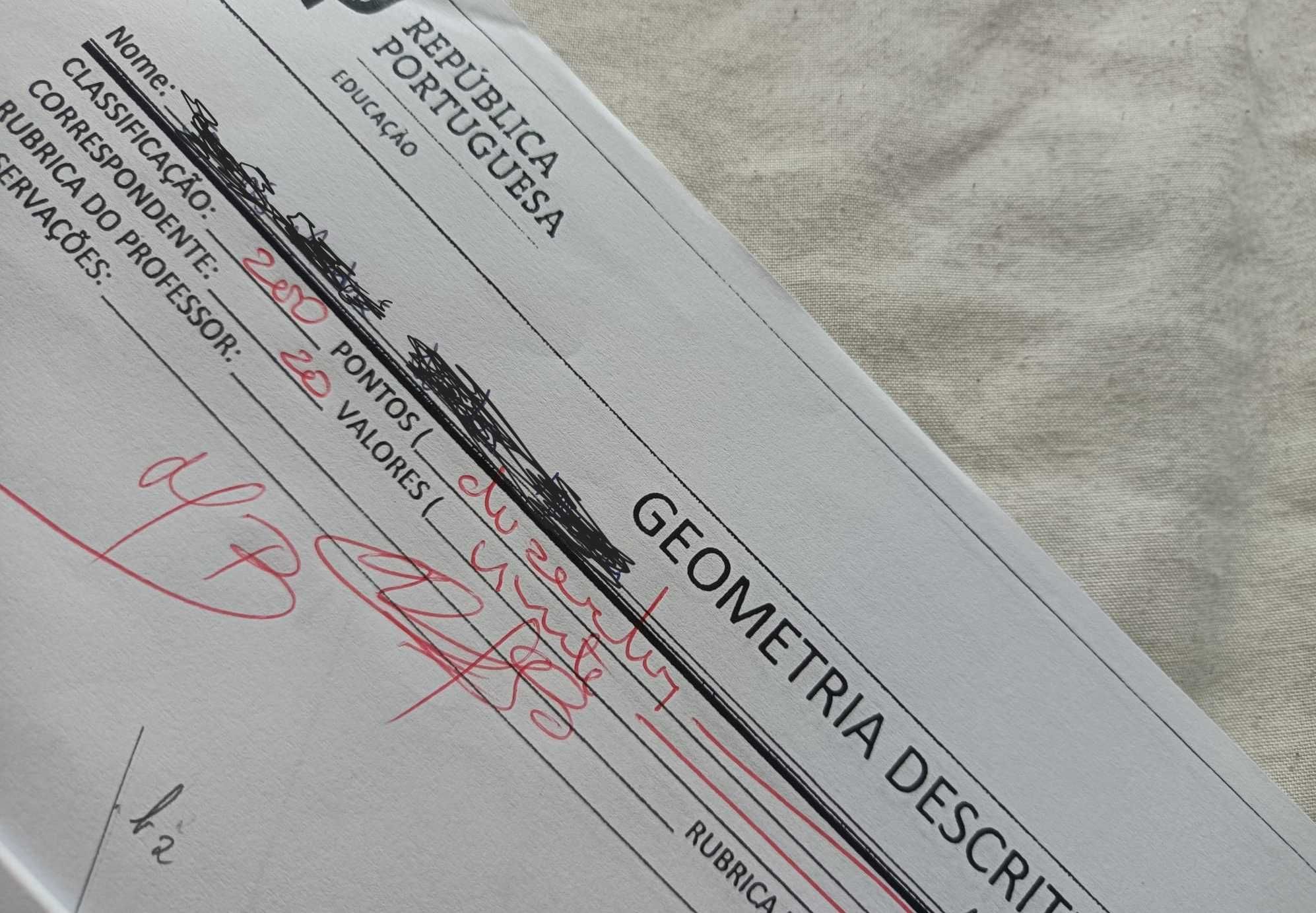 Preparação Exame Geometria Descritiva A: Foco+Empatia