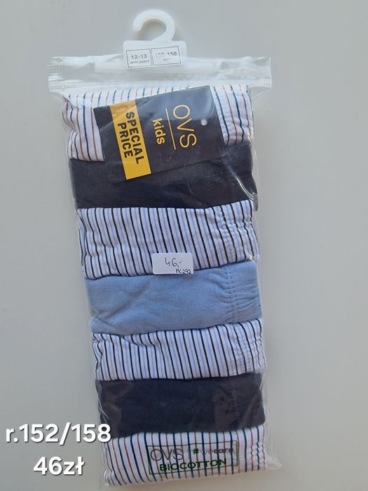 7pak majtki dla chłopca rozmiar 152-158