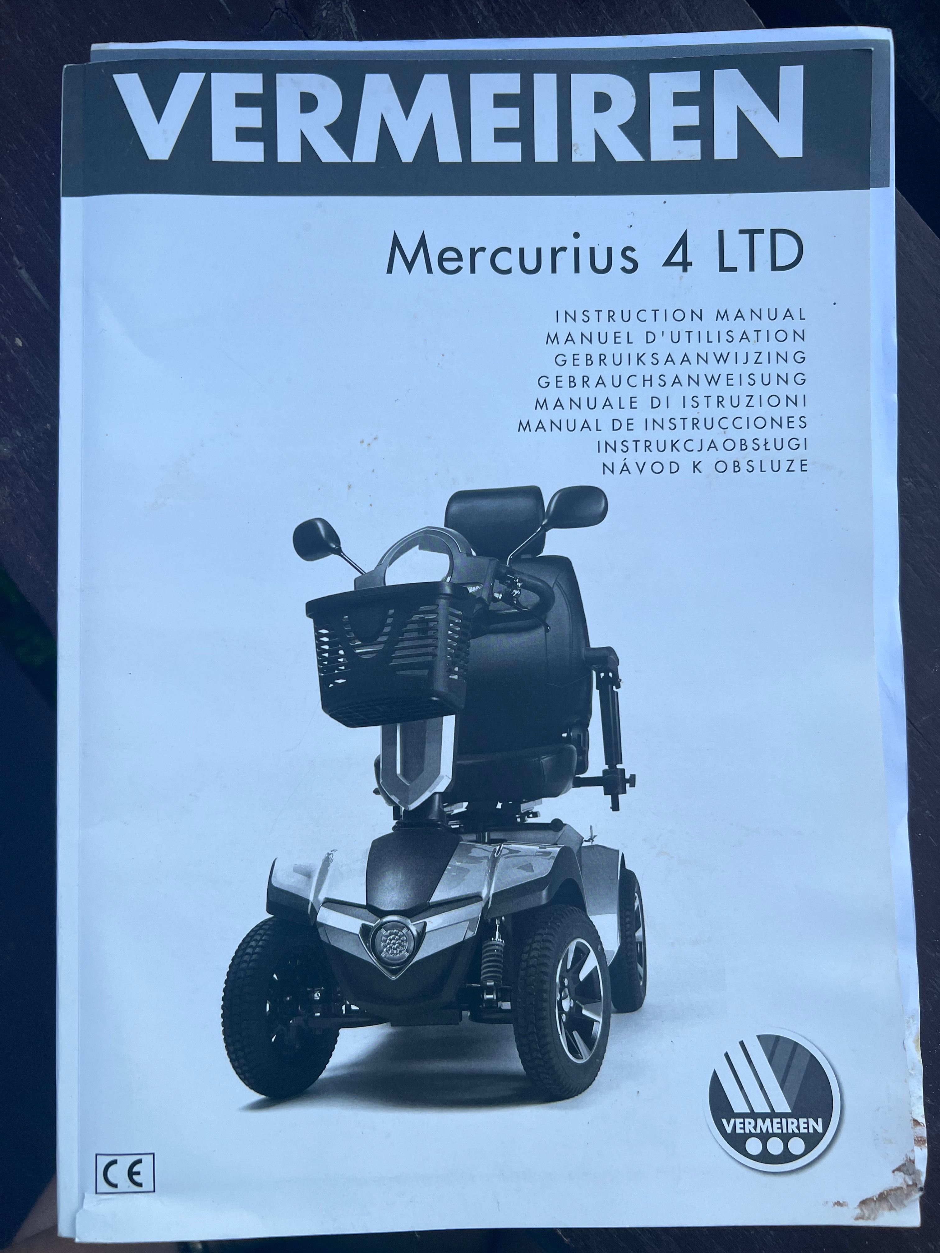 Skuter inwalidzki elektryczny Mercurius 4LTD