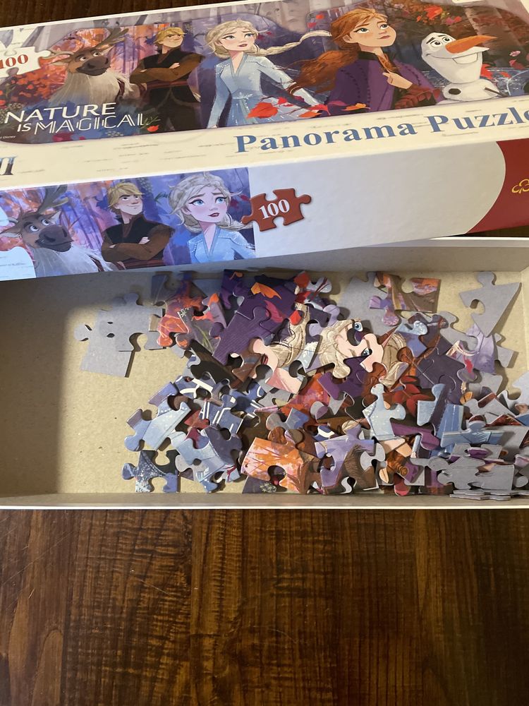 Kraina Lodu puzzle 100 el 57x20 cm