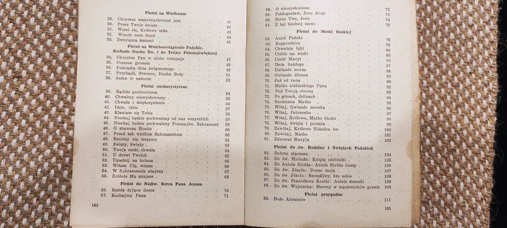 Stary Śpiewnik kościelny 1956 PRL