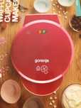 Gofrownica gorenje nowa w kartonie różowa