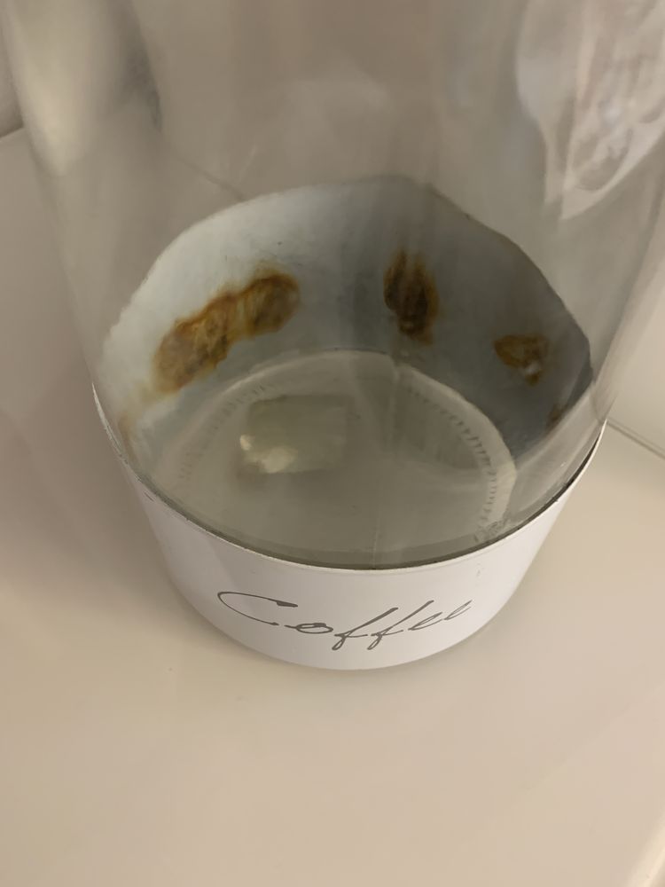 Pojemnik kuchenny szklany słoik na kawę