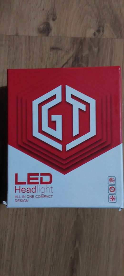 Лєд Led Лампа к5 в цоколі h7 з кулєром