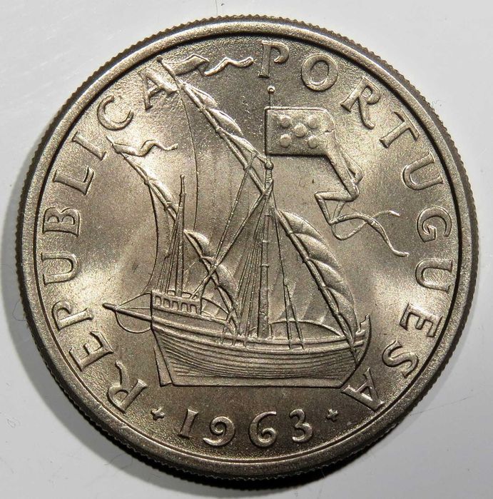 Republica Portuguesa - 5 Escudos 1963 - 17,5€ Soberba