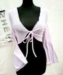 crop top bluzka bluzeczka siateczka kokarda coquette m 38 s 36 l 40