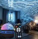 Kula LED Dyskotekowa Lampa USB Projektor + PILOT