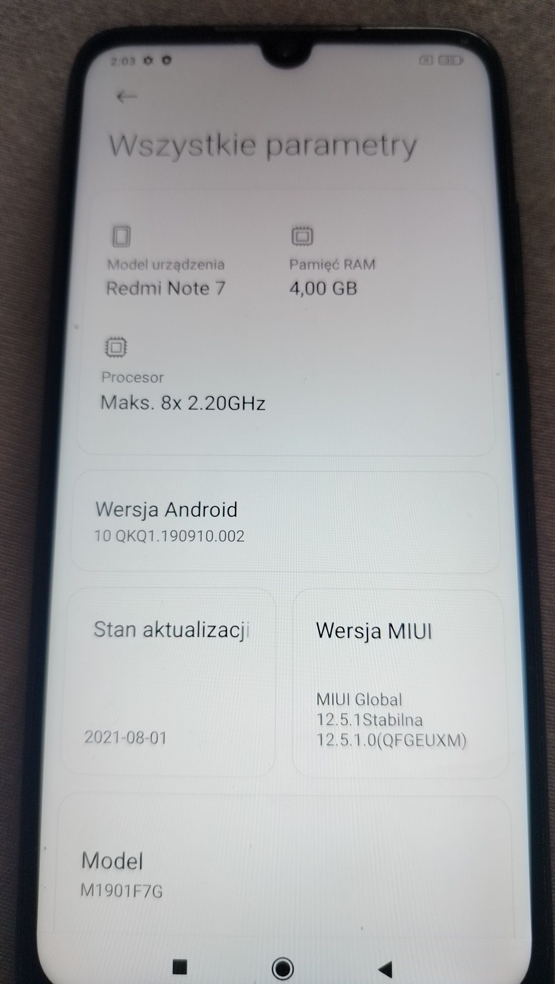 Smartfon Redmi Note 7