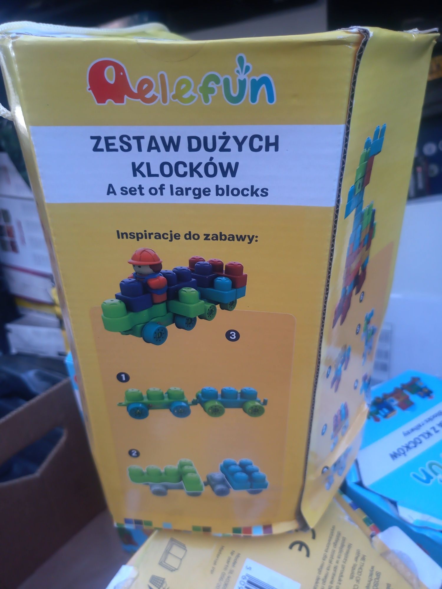 Nowe klocki zestaw dużych klocków