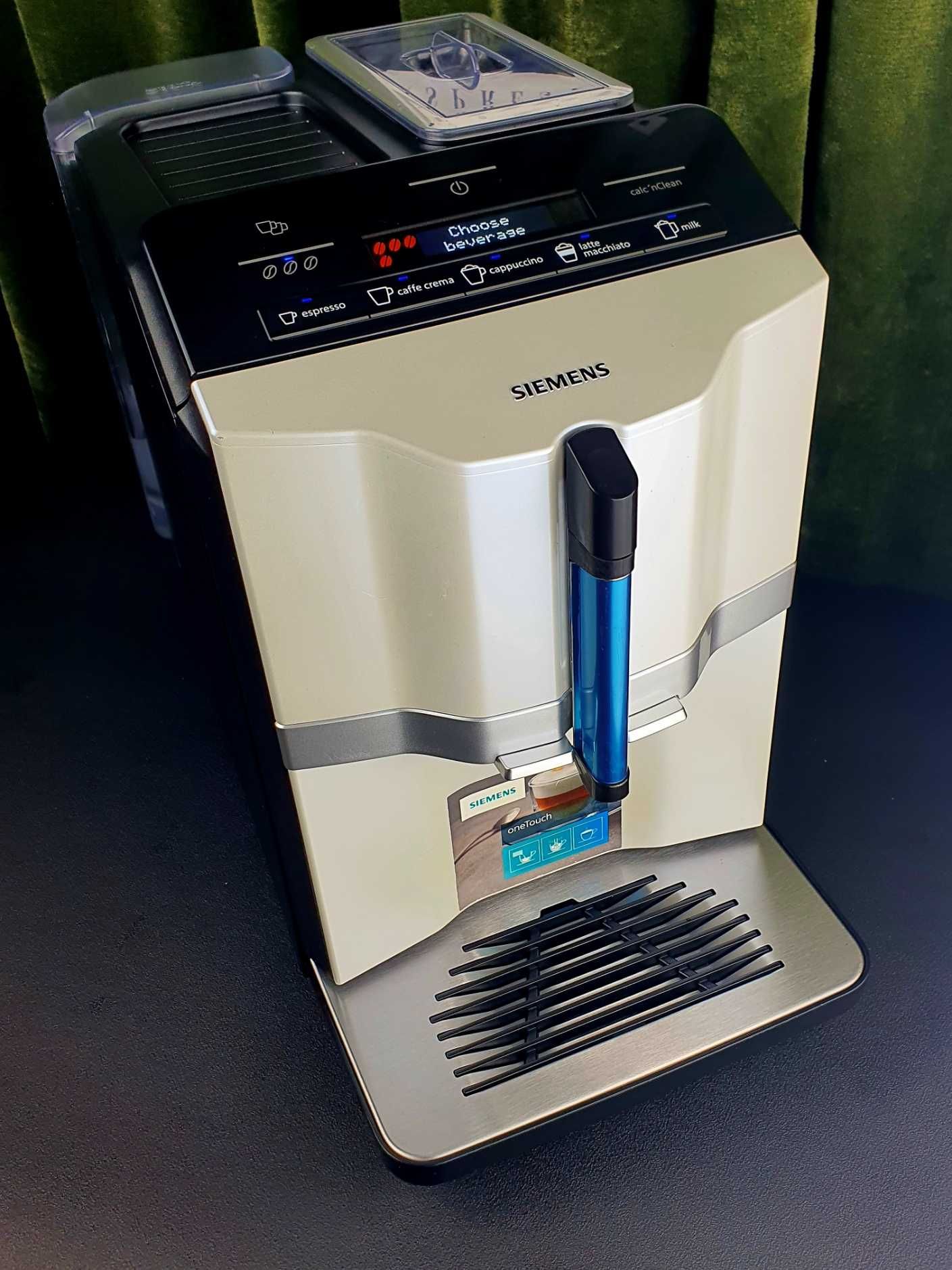 Piękny perłowy Ekspres automatyczny jak nowy! Siemens EQ.300 gwarancja