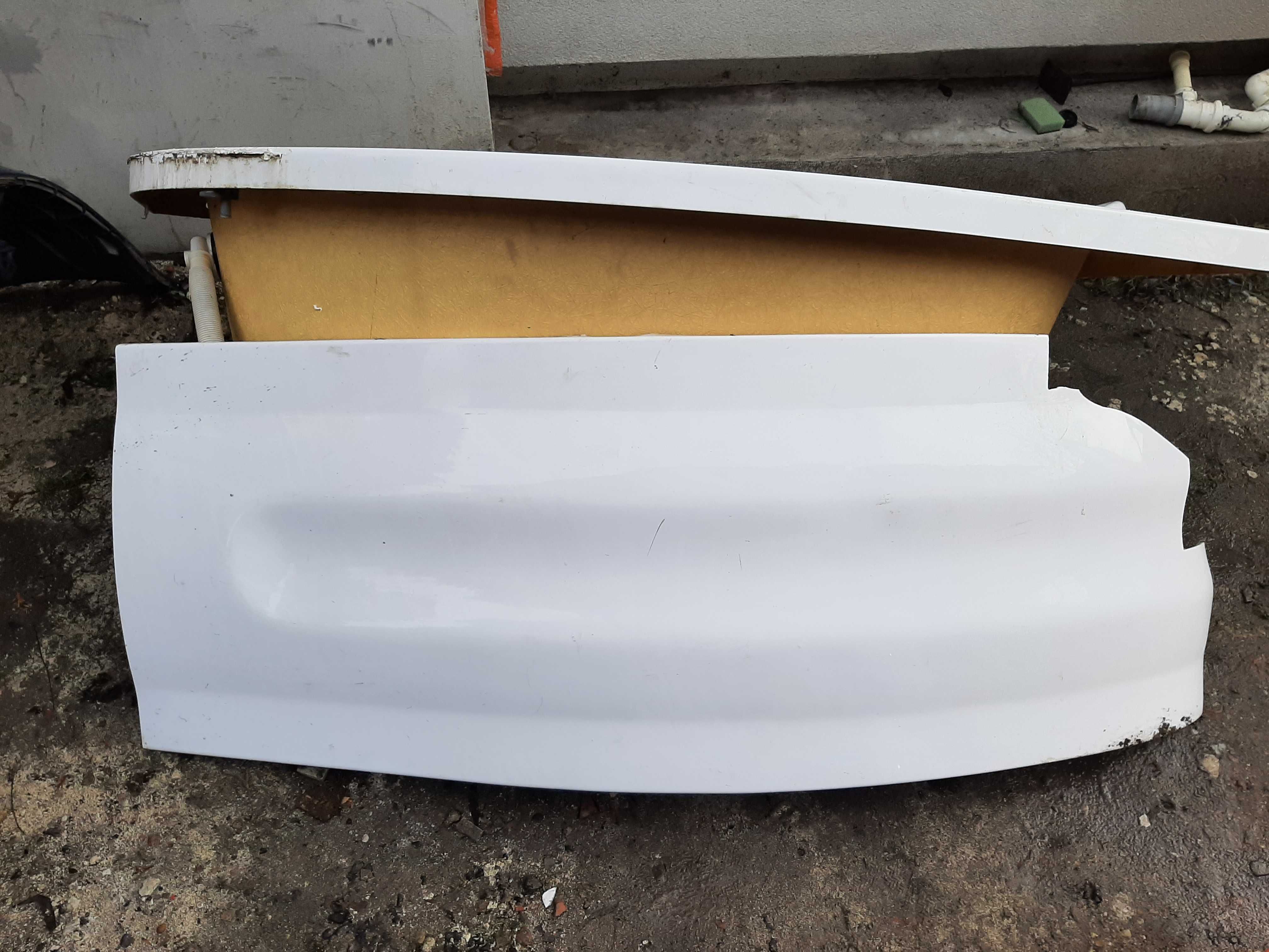 Wanna asymetryczna prawa akrylowa 90x140  Samplast + syfon zadbana