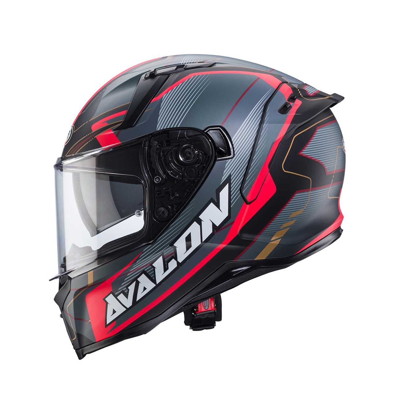Kask Caberg Avalon Optic Czerwony Motocyklowy