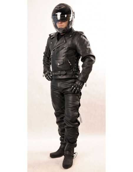 Kurtka motocyklowa skórzana męska typu RAMONESKA KSM029