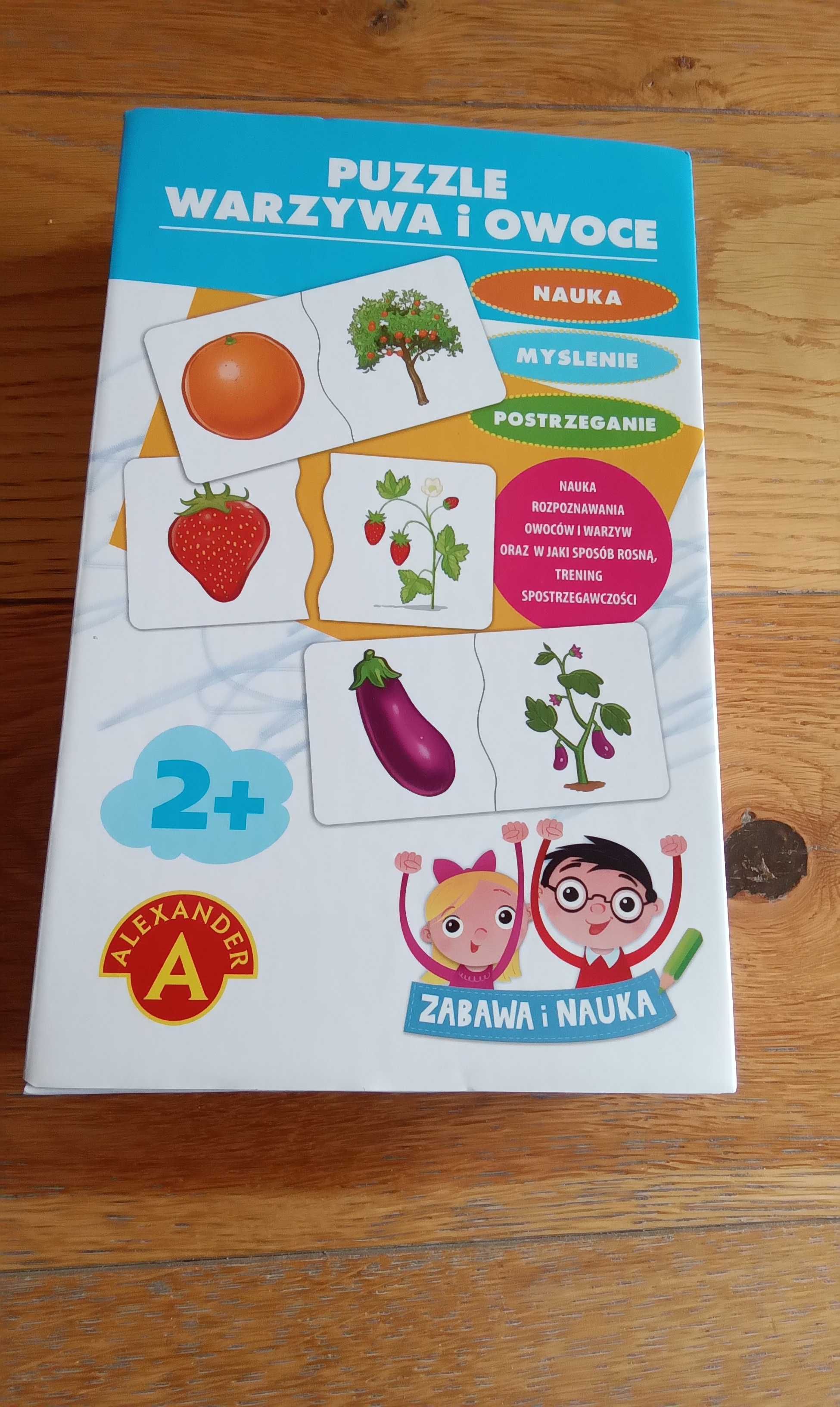 Alexander gra edukacyjna puzzle warzywa i owoce