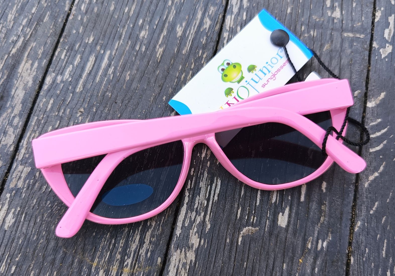 Okulary przeciwsłoneczne dla dziewczynki z kokardką