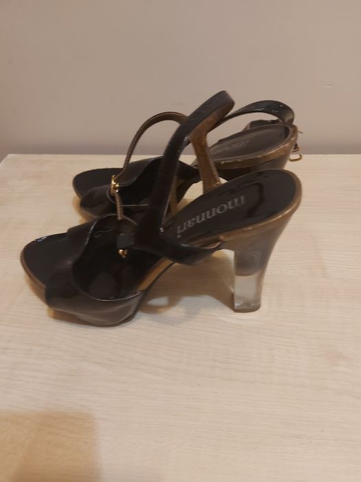 Szpilki Monnari z przezroczystym obcasem 37