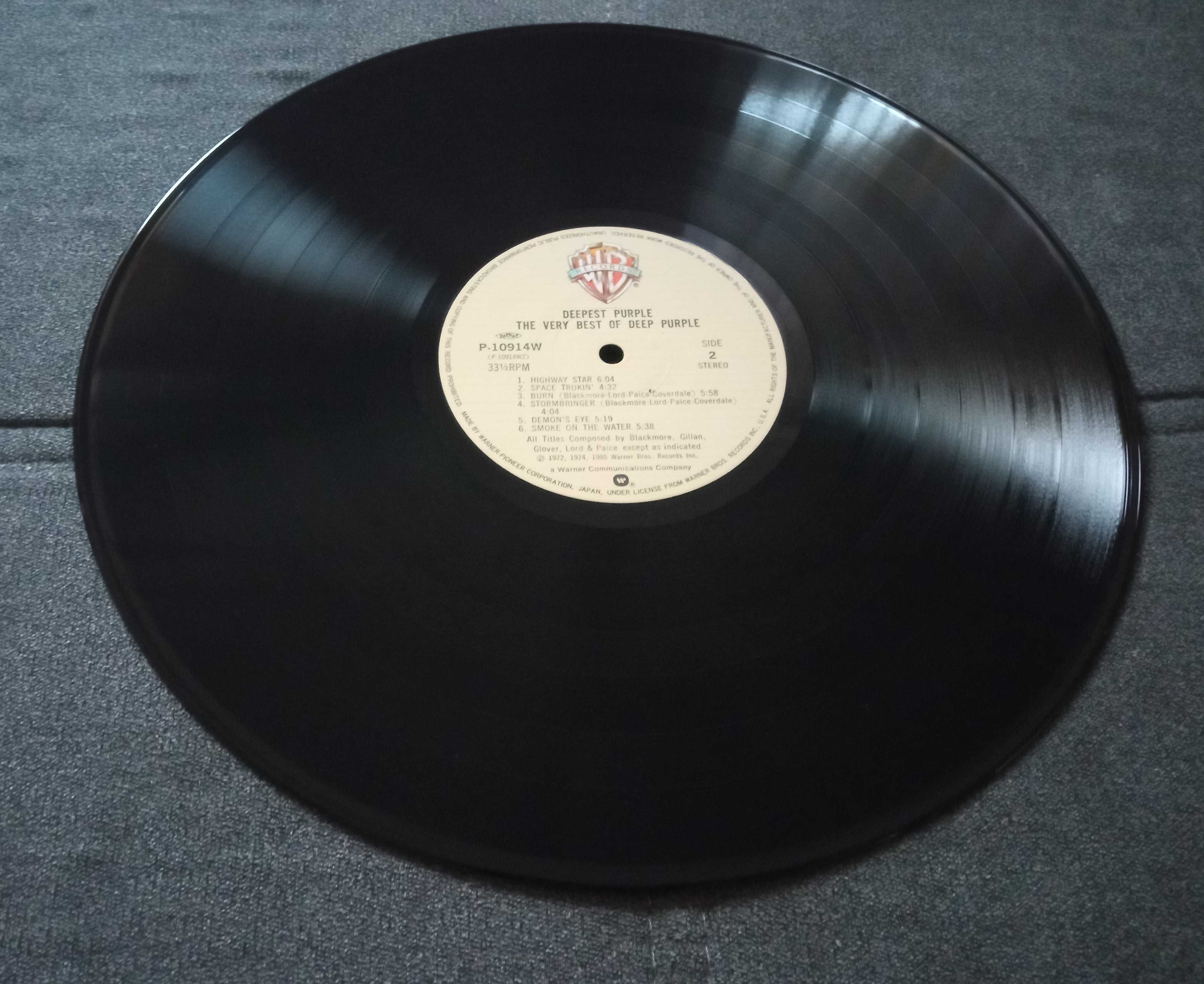 Deep Purple Deepest Purple winyl 1press 1980 Japan Obi