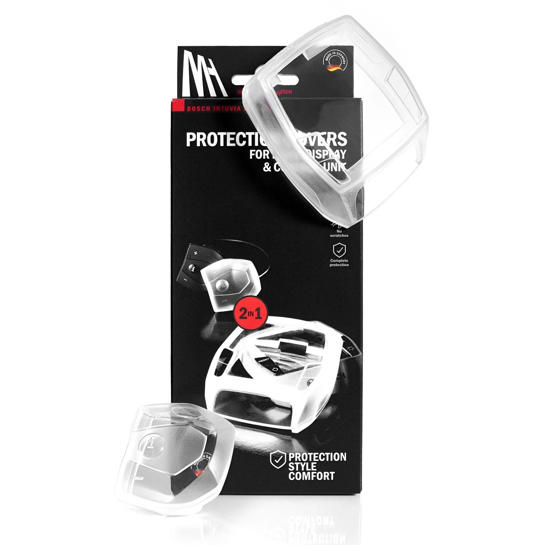 Bosch Kiox Purion Intuvia Shimano захисне скло, силікон