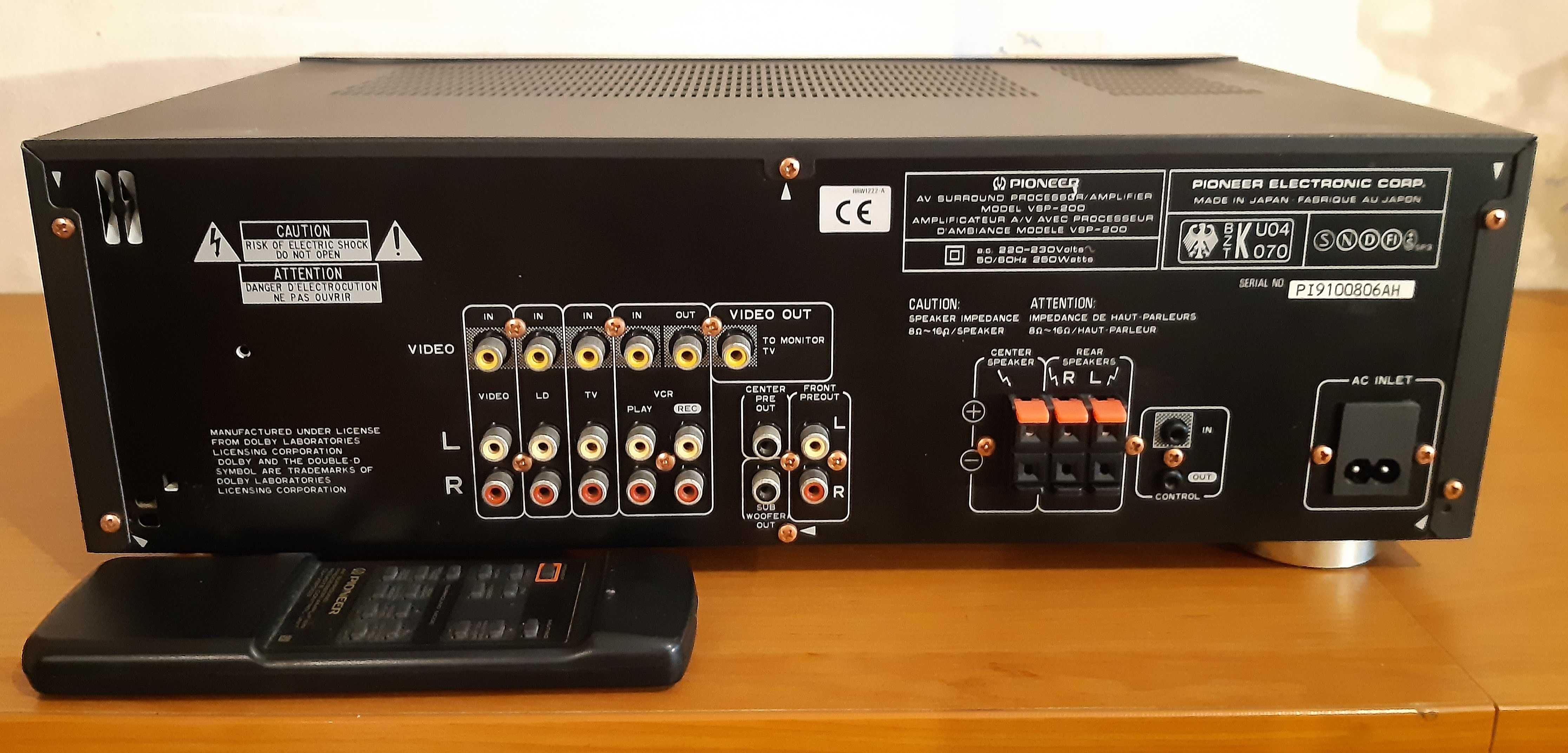 Pioneer AV Surround Processor/Amplifier VSP-200