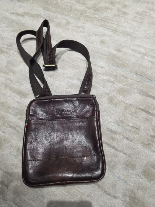 Натуральна шкіряна сумка Venice Leather