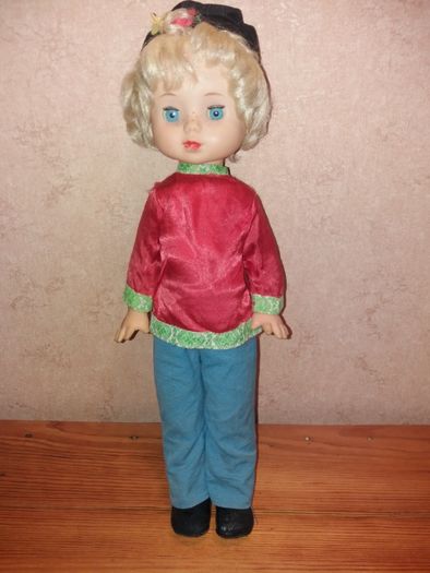 Кукла Ваня с веснушками.50см,70-е годы.