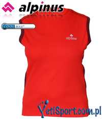 Alpinus koszulka koszykarska damska czerwona r. L