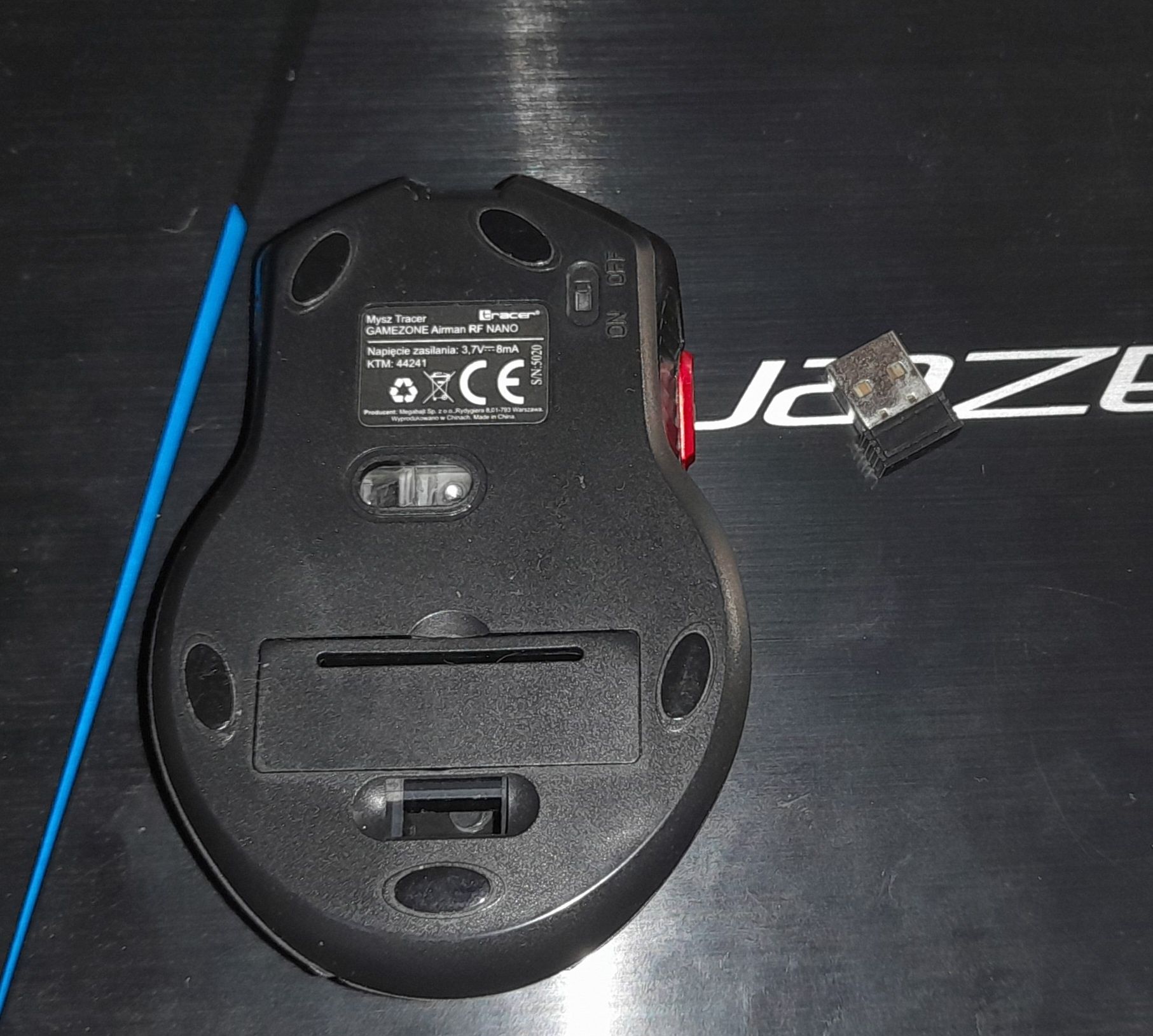 Bezprzewodowa Mysz Tracer GAMEZONE Airman RF NANO