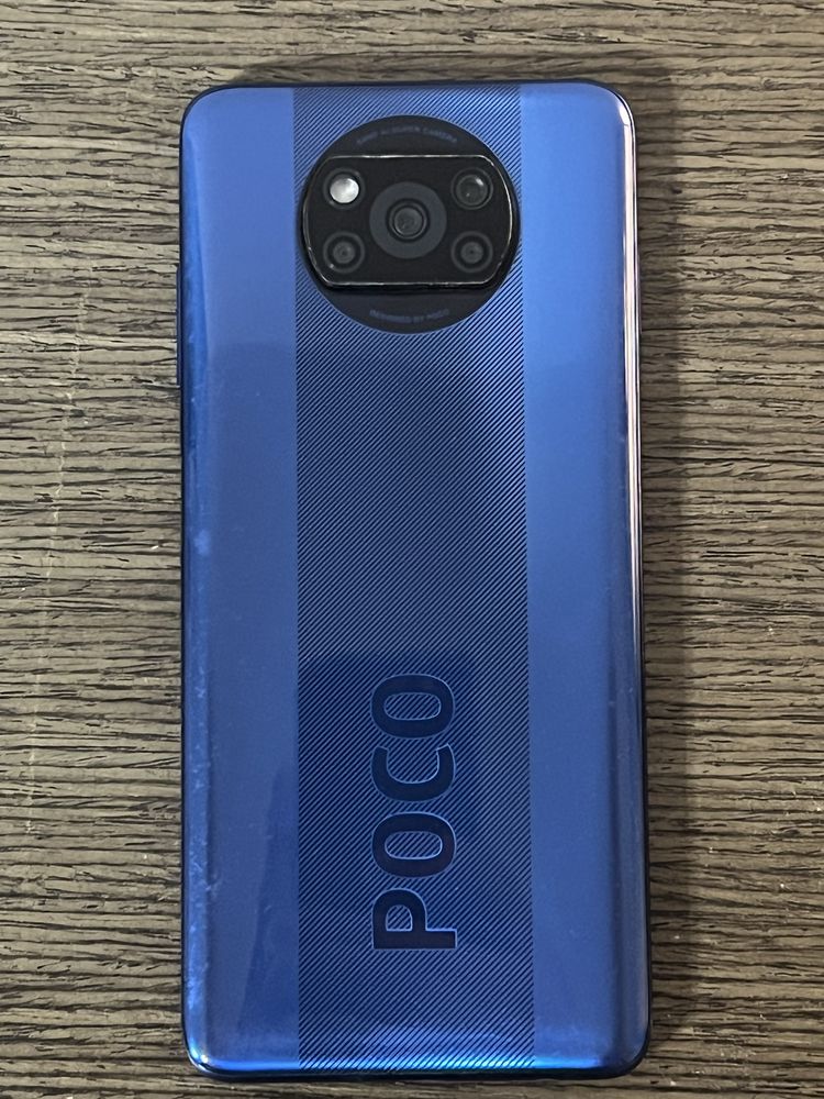 Poco x 3 NFS 6/64 GB Niebieski+ Karta pamięci na 128gb Samsung