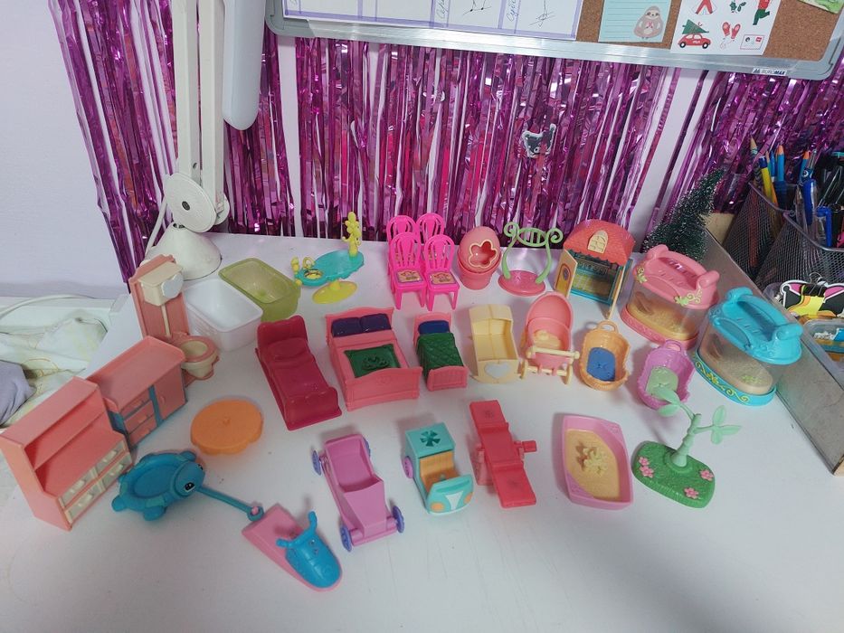 Lps, lol, enchantimals меблі