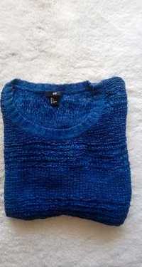 Kobaltowy sweter H&M