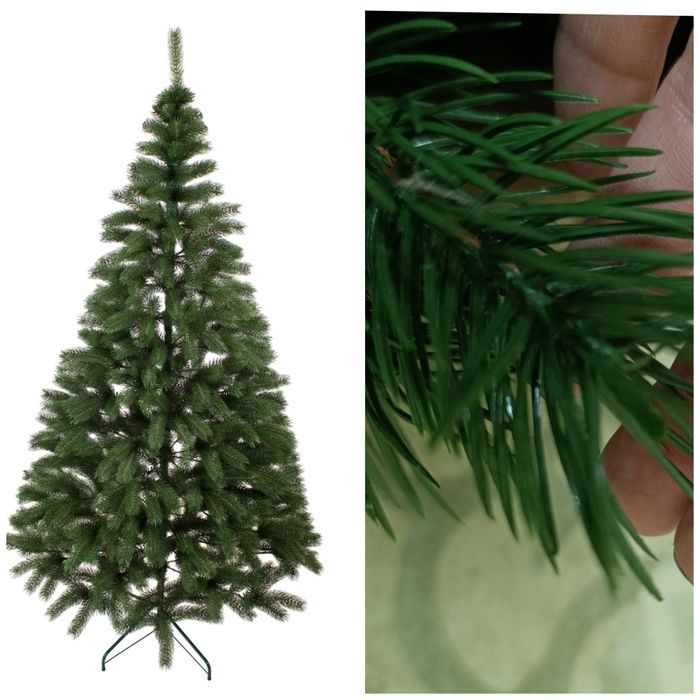 Якісна штучна ялинка ,ялинка зелена . Елка литая