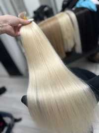 Блонд 65см 92 грам волосы для наращивания