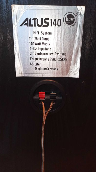 Kolumna Tonsil Altus 140 HGS bardzo zadbana Głośniki Stan Idealny