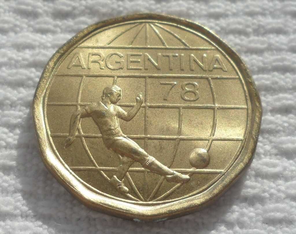 Argentyna 50 peso  Mundial 1978 Piłka Nożna.Stan!