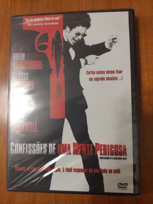 Dvd - Confissões de uma mente perigosa novo selado