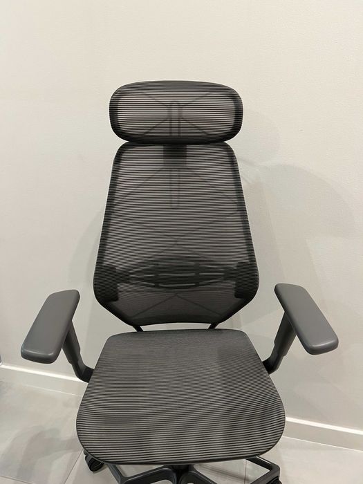 STYRSPEL IKEA - Krzesło biurowe, gamingowe, ciemnoszary/szary