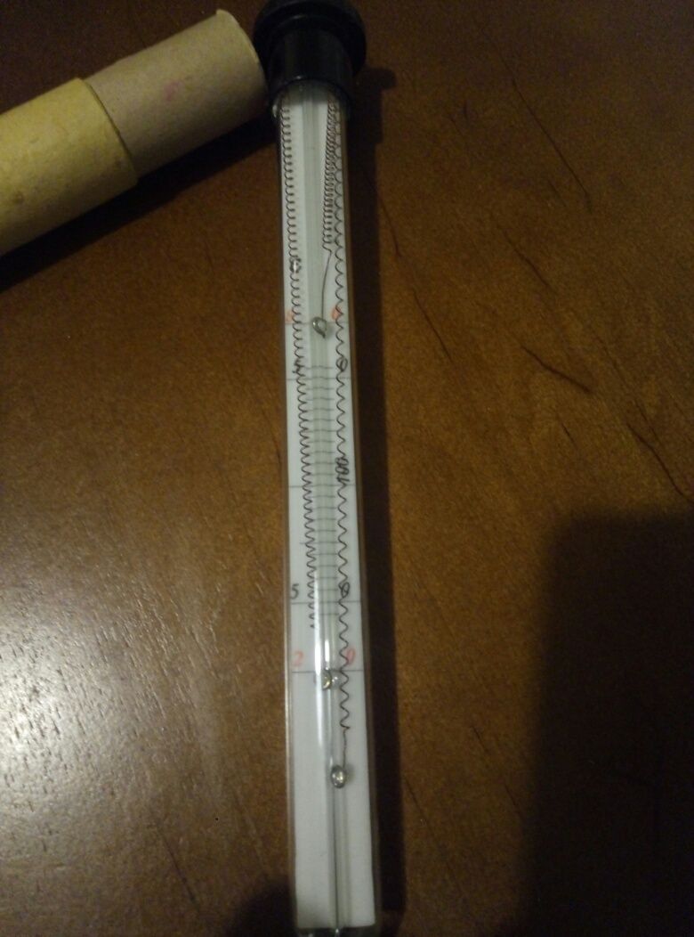 Термометр градусник ртутний з електроконтактами