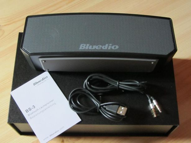 Bluedio BS-3 черная новая bluetooth 4.1 стерео колонка