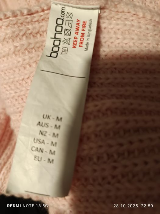 Akrylowa sukienka rozmiar 38/40