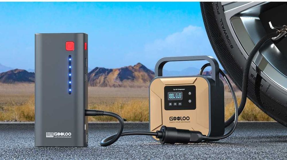 MOCNY BOOSTER urządzenie rozruchowe powerbank akumulator starter 2500A