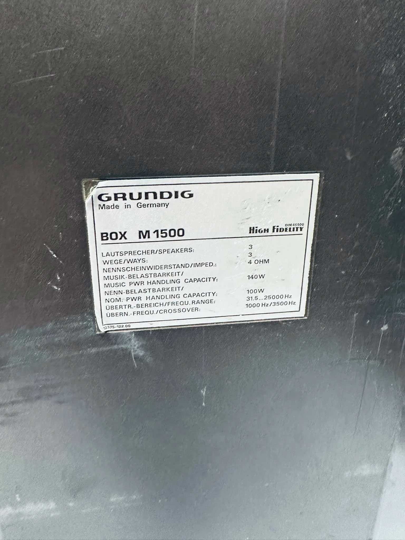 Kolumny GRUNDIG BOX M1500
