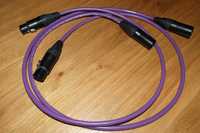 Kabel XLR Melodika 2x1m Purple Rain